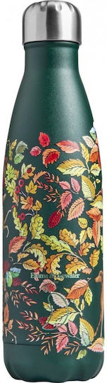 Chilly's Emma Bridgewater Stainless Steel BPA Free Thermos Bottle 500ml Green