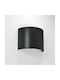 Veis Lamp Wall with Socket E14 Black 30x22x15cm