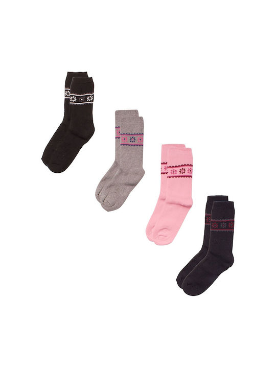 Closet22 Damen Socken Mehrfarbig 4Pack