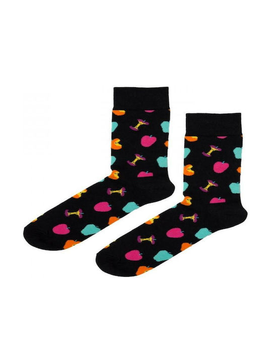 Crazy Socks Bărbați Șosete BLACK 1Pachet