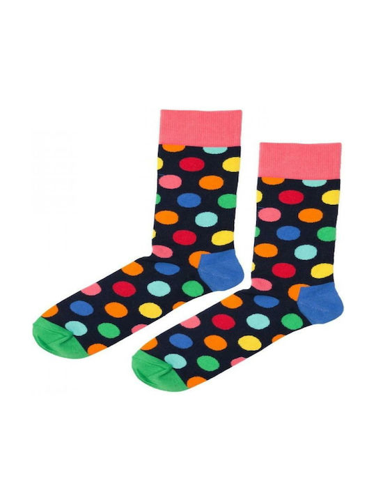 Crazy Socks Bărbați Șosete cu Model Dark Blue 1Pachet