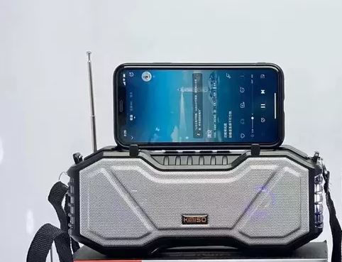 Kimiso KMS-137 Bluetooth Speaker 10W with Radio Gray