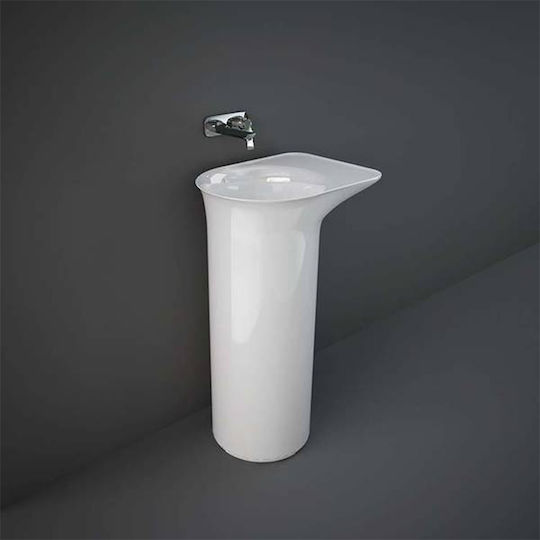 Rak Ceramics Νιπτήρας Δαπέδου Πορσελάνης 53x39,5cm