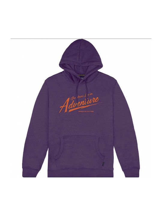 Double Hanorac cu Glugă Purple