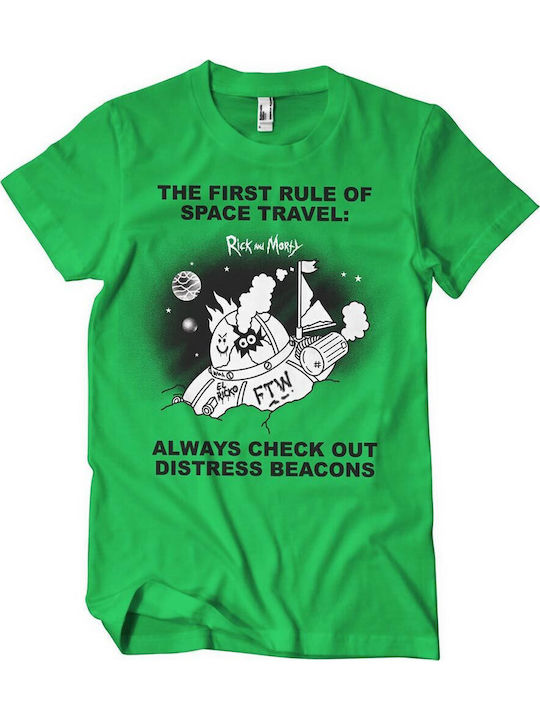 Paperinos T-shirt Rick And Morty Green Cotton