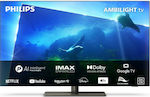 Philips Smart Τηλεόραση 55" 4K UHD OLED 55OLED818/12 Ambilight HDR (2023)