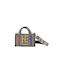 Ames Lithos Leder Damen Tasche Hand Mini Multi-Grey