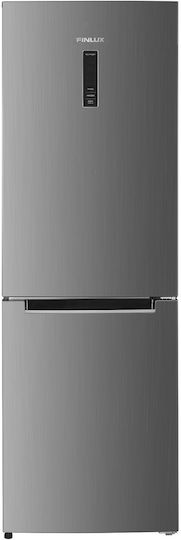 Finlux 323лт NoFrost В185xШ60xД68.5см. Inox FBN350DIS