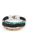 Studio Boneli Boho Men's Macrame Cord Bracelet 19cm