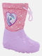 Rain Boot With Fur Παιδικές Μπότες Ροζ