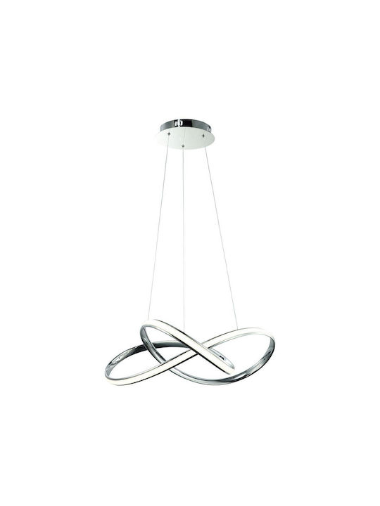 Milagro Cappio Pendant Light LED Silver