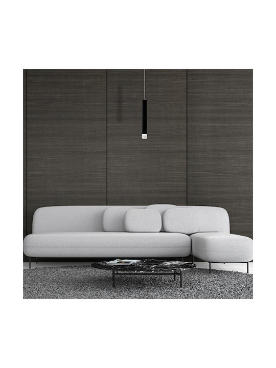 Eko Light Carbon Κρεμαστό Φωτιστικό Μαύρο LED
