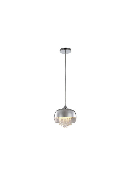 Milagro Luna Pendant Light LED Silver