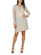 Soft Rebels Mini Shirt Dress Dress Beige