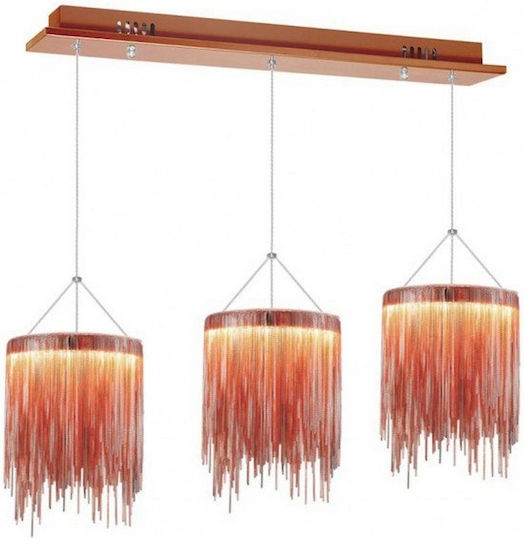 Eko Light Cascata LED Κρεμαστό Φωτιστικό Χάλκινο