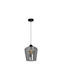 Milagro Santiago Pendant Light Single-Light for Socket E27 Black