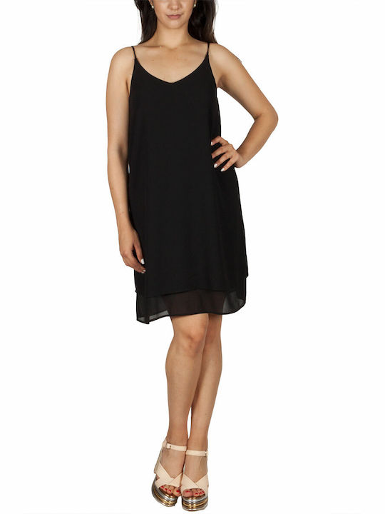 Soft Rebels Mini Rochie Negru