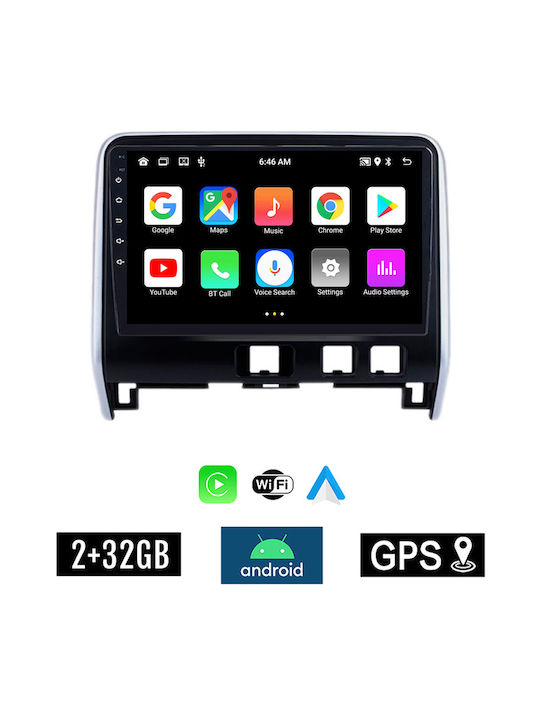 Kirosiwa Автомобилна Аудио Система (Блутут/USB/WiFi/GPS/Apple-Carplay/Android-Auto) с Тъчскрийн 10"