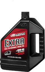 Maxima Racing Oils Maxum Synthetisch Motorradöl für Viertaktmotoren 10W-40 3.785Es