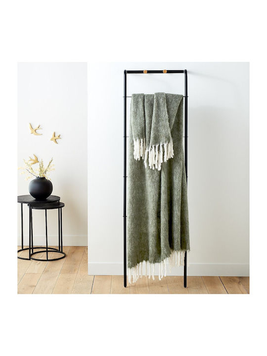 La Redoute Interieurs Armchair Throw 130x170cm Green