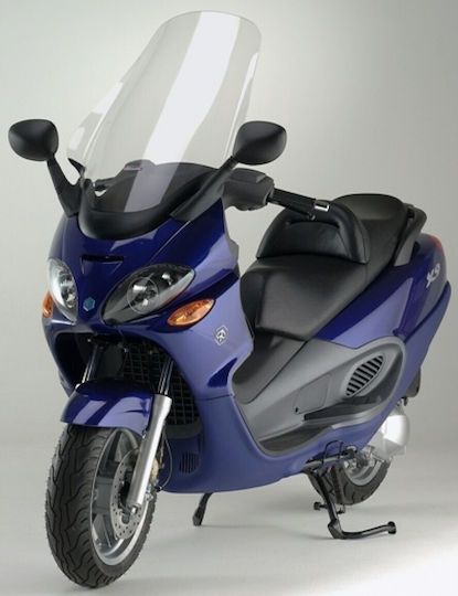 Fabbri Transparent Visor Мотоциклет за Piaggio X9 180 1850/E-X