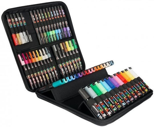 Posca Ανεξίτηλοι Μαρκαδόροι Σετ 60 χρώματα