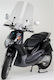 Fabbri Transparentes Visier Motorrad für Piaggio Beverly 125 1945/A
