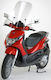 Fabbri Διάφανη Ζελατίνα Μοτοσυκλέτας για Piaggio Beverly 125 / Beverly 250 2145/A