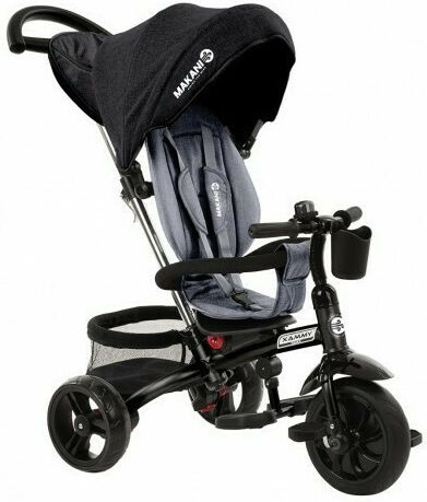 Kikka Boo Xammy 2022 Convertible with Parental Handle 3 in 1 for 12 Months Black