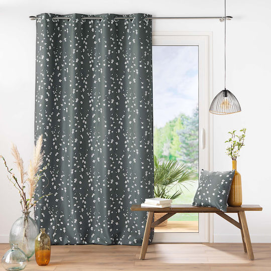 Douceur d'Intérieur L-c Sakura mit Grommets Graue 140x280cm