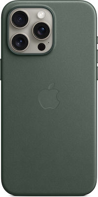 Apple Back Cover Leather Green (iPhone 15 Pro Max)