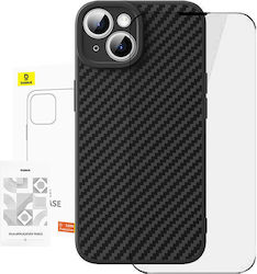 Baseus Fiber Synthetic Back Cover Black (iPhone 15)