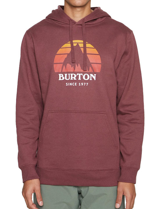 Burton Underhill Herren Sweatshirt mit Kapuze Almandine