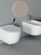 Alice Ceramica Unica 55 Wall-Mounted Toilet Gray