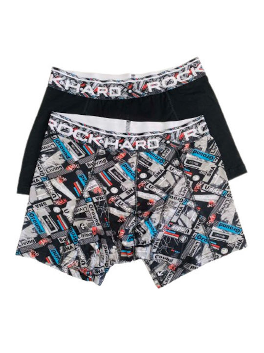 Ανδρικά Μποξεράκια Πολύχρωμα με Σχέδια 2Pack
