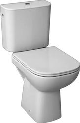 Jika Stehende Toilette mit Spülung mit Schlank Deckel Weiße
