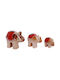 Etoile Set Figuri Decorative din Material Ceramic 3buc