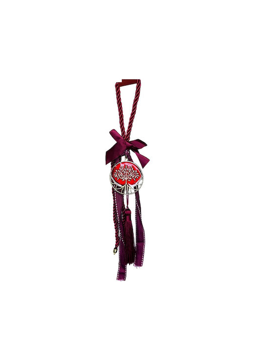 Huaxin Agățat Amulet Copac mic Roșu 1buc