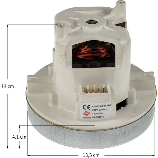 Vacuum Cleaner Motor Compatible with Miele 1400 Watt S5000-5999