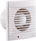 Eurolamp Wall-mounted Ventilator Bathroom 157mm White