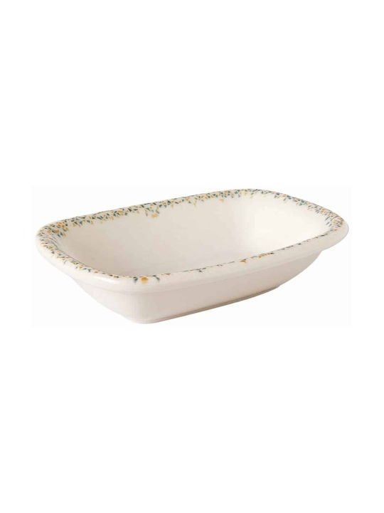 By Bone Tessera Serving Bowl made of Porcelain Beige 12x8cm 24pcs