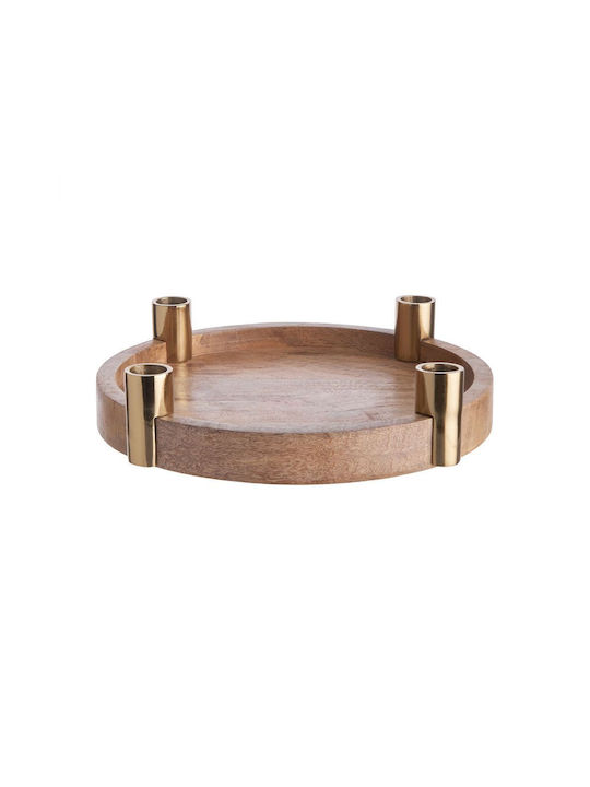 Butlers Acacia Suport pentru lumânare Lemn în culoarea Maro 26x26buc 1buc