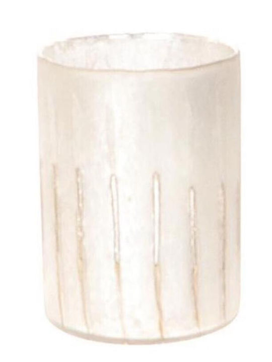 Atmosphera Kerzenhalter Glas in Beige Farbe 18x25x25cm 1Stück
