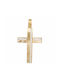 Damen Gold Kreuz 14K