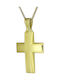 Triantos Men's Gold Cross 14K