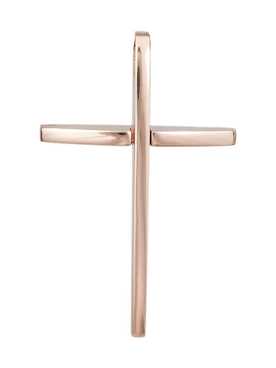 Women's Rose Gold Cross 18K