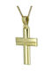 Triantos Herren Gold Kreuz 14K