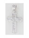 Triantos White Gold Cross 14K