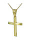 Triantos Herren Gold Kreuz 14K