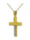 Triantos Women's Gold Cross 14K